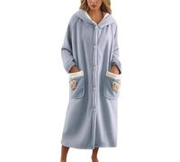 Vestaglia Donna Pile Vestaglia Donna Invernale Giacca Da Camera Casa Cotone Notte In Lana Corta Natalizia Lunga Con Bottoni Accappatoio Pelosa Xxl Piscina Liseuse Di Accapatoio Vestaglie Ciniglia