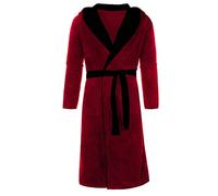 Vestaglia lunga donna - Invernale, scialle, maniche allungate, cappotto da casa, morbida e calda unisex