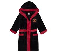 Vestaglia Manchester United FC - in pile con cappuccio - Nero - 13-14 anni