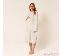 Vestaglia premaman interlock e pizzo Biancaluna Kissimo 20308