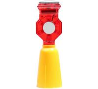 Vestamore 10,8 nella luce lampeggiante solare principale, rosso, visibilità di 1640 Ft, emergenza della costruzione di strade, base del supporto della tazza, pannello solare