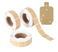 Vestamore 3 rotoli di bersaglio, 3000 pezzi, 2,3 cm, etichette autoadesive per bersaglio, 1000 per rotolo, per pratica sul poligono di tiro