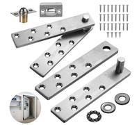 Vestamore Cerniere girevoli in acciaio inox, set da 2 pezzi, resistenti per porte nascoste, rotazione silenziosa, design con cuscinetti, ideali per porte e librerie Murphy