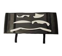 Vestamore Gua Sha, set di attrezzi per massaggio del corpo, in acciaio inox, 5 forme incluse, grande strumento per gli appassionati di fitness, ideale per gli appassionati di fitness