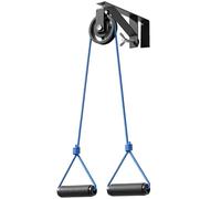 Vestamore Puleggia da spalla per riabilitazione, struttura in metallo, sistema Over-Door con corda lunga e manici ergonomici per alleviare il dolore