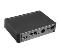 Vestamore Regolatore 5V 3A, regolatore del pannello solare con doppia USB, ampia tensione, design compatto, facile installazione in quattro fasi