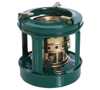 Vestamore Riscaldatore portatile a cherosene da campeggio all'aperto, bruciatore a 8 nuclei, persona 2-3, verde militare, per cucinare ideale, acqua bollente e riscaldamento, parabrezza, fiamma