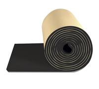 Vestamore Schiuma fonoassorbente per porte, colore nero, per assorbire il rumore, tampone di sicurezza, facile applicazione con colla completa, ideale per negozi