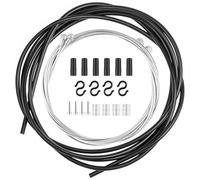 Vestamore Set di cavi per marcia, deragliatore da 2 m, completo con 10 tappi terminali - sistema di cambio a S pieghevole, universale, protezione a 3 strati (Ptfe, acciaio, PP)