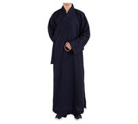 Veste Buddista Unisex For Tutti I Monaci Shaolin Kung Fu, Veste Da Monaco Buddista Abito Da Meditazione Abito Lungo Veste Buddista Zen Abbigliamento Da Monaco For Adulti(Blue,44)