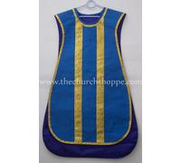 Veste Fiddleback Spagnola Blu E Set Di Messa, Chasuble Fiddleback, FELT