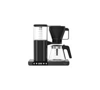 Vestel FCM9065 - Macchina da caffè con filtro Golden Cup con caraffa in vetro, capacità 1,25 l, capacità 10 tazze, 1550 W, funzione di mantenimento del calore (Dark Inox)
