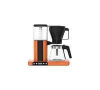 Vestel FCM9065 - Macchina da caffè con filtro Golden Cup con caraffa in vetro, capacità 1,25 l, capacità 10 tazze, 1550 W, funzione di mantenimento in caldo (arancione)
