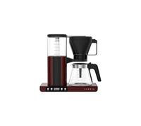 Vestel FCM9065 - Macchina da caffè con filtro Golden Cup con caraffa in vetro, capacità 1,25 l, capacità 10 tazze, 1550 W, funzione di mantenimento in caldo (bordeaux)