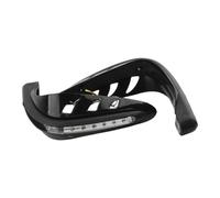 Vesti per motociclisti universali con luce compatibile per 125 150 250 300 Protettore del manubrio Motocross(Black)