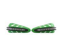 Vesti per motociclisti universali con luce compatibile per 125 150 250 300 Protettore del manubrio Motocross(Green)