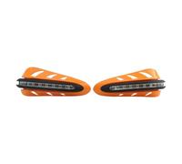 Vesti per motociclisti universali con luce compatibile per 125 150 250 300 Protettore del manubrio Motocross(Orange)
