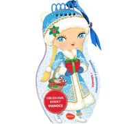 Vestiamo le bambole Natale - libro da colorare e adesivi