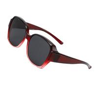 Vestibilità polarizzata sopra gli occhiali da sole - Protezione UV Fitover Wickle Ale Eyewear per uomini e donne | Ombra quadrata per guida, attività all'aperto, protezione solare e prescrizione, d
