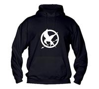 Vestin Felpa Uomo con Cappuccio - Il Canto della RIVOLTA - Made in Italy (S, Nero)