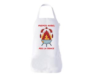 Vestin Grembiule da cucina - Premio Nobel per la brace - realizzati con materiali e finiture di alta qualità che garantiscono la massima durata (Cotone, Nero)