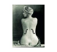 Vestin Stampa in Poster o Tela Canvas 100% QUALITà ITALIA - Man Ray - Le violon d'ingres - effetto Dipinto Idea Regalo Casa quadro cucina stanza da letto soggiorno (TELA CANVAS, 40X52 CM)