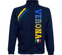 Vestipassioni Giacchino Verona Tifosi Città Italiane Sport Anche per Bambini (XL Navy)
