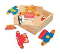 Vestirsi Orsetta Berta - Puzzle in legno