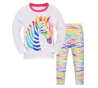 Vestiti Bambino Bambini Pigiameria Abbigliamento da Casa Set Notte Invernale Pantaloni Solidi a Manica Lunga e con Lunghi in Cotone Maniche Lunghe Ideale per la Primavera l'autunno