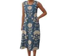 Vestiti Casual Eleganti Bianco Completo Signora Ginocchio 100 Lunga Giovanile Azzurro Vicino Balze Particolare Settembre sopra Fiocco Coreano Omerale Immediata Una Solidali