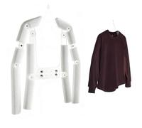 vestiti da modello umano, Appendiabiti invisibile for manichino acrilico portatile regolabile con custodia magnetica 3 dimensioni(Children)