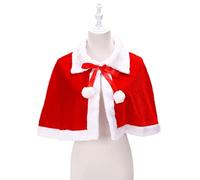 Vestiti di moda Mantello Bel Regalo di Natale Costume Abbigliamento Santa Cosplay Usura Classico Scialle di Babbo Natale Partito Dress Up Scialle
