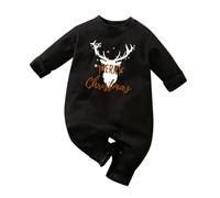 Vestiti di Natale per neonati, ragazze e bambini, costume di Natale Babbo Natale, Little Elf Merry Christmas Jumpsuit