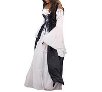 Vestiti Donna Medievale Rinascimento Vestito Steampunk Vestiti Carnevale Palazzo Vintage Cerimonia Vestito Carnevale Curvy Cosplay Costume Principessa Sera Abito Medievale Donna