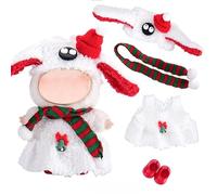 Vestiti e accessori per bambole, 17 cm, confezione da 4 cappelli e occhiali da sole, abiti per Labubu