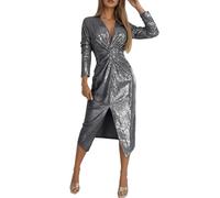 Vestiti Eleganti da Matrimonio Sera Inverno Atelier Abbigliamento Chic Affidabili Giovanile sulla Boutique Pois Componibili Bustino Strass Chiusura Tunica Omerale Cinese Anticonvenzionali Economico