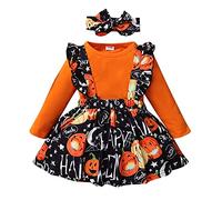 Vestiti Halloween Bambina 1 Anno Vestito Streghe Costumi Halloween Travestimento Zucca Costume Halloween Neonato Pipistrello Vestiti Malefica Scheletro Costume Vampiro Abbigliamento Neonata Halloween