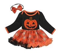 Vestiti Halloween Bambina Cosplay Carino Costumi Di Halloween Bimbo Feste Party Carnevale Vestito Da Zucca Principessa Travestimento Abito Per Ragazze Divertente Bambini Neonati Costume Di Neonato
