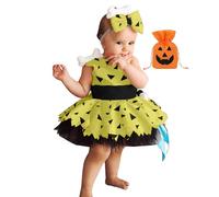 Vestiti Halloween Bambina Costume da Ragazza per Tullevestito Strega Zucca di Vestito Tutu Ragazze Carnevale Cosplay Festa Abito