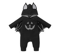 Vestiti Halloween Neonato Pipistrello Tutine Scheletro Per Bambini Cosplay Set Da Carnevale Ragazza Unisex Stampa Tuta Baby Body Vestito Per Ragazzi E Ragazze Unisex Di Halloween Con Cappello 2025