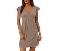 Vestiti Mare Donna Vestiti per casa Donna Nero Lungo Taglie comode sexydonna Outfit Primavera Tunica da Mare da da Sera Eleganti Fucsia Cotone Aderente