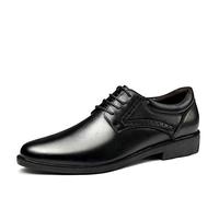 Vestiti Oxford per Uomini Allacciati Scarpe Rotonde di Punta in Pelle Slip Resistenti al Suolo in Gomma Bassa Top Non Slip Wedding