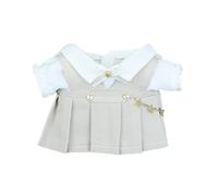 Vestiti per bambola di peluche da 20 cm, in cotone, per rinascere la vita come uno straccio, abbigliamento coreano, accessori per vestire abiti alla moda