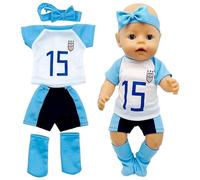 Vestiti per Bambole New Born Baby Doll e Reborn - Accessori per Bambole 35-45 cm - Regali per Ragazze e Ragazzi