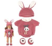 Vestiti per Bambole per New Born Baby Doll,Vestiti per Bambole 35-43 cm, Abiti Carini in Cotone Morbido Compatibile con Reborn e Altri, Regali per Ragazze, Bambini