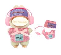 Vestiti per Labubu - Abbigliamento per Big into Energy Labubu, 3 pezzi, rosa dolce e carino, accessori per bambole da 17 cm (rosa dolce)
