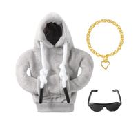 Vestiti per Oche da Scrivania Set Costume Mini Felpa Con Cappuccio E