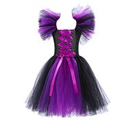 Vestiti Travestimento Per Bambino Abiti Principessa Cocktail Per Ragazze Bimba Vestito Tutù Da Balletto In Tulle Di Halloween Bambina Costume Per Carnevale Retrò Per Feste E Party a Tema Streghe