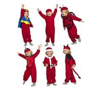 VESTITO 5 IN 1 ROSSO 3/4