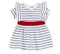 Vestito a Maniche Corte Bimba 0-24 Con una Comoda Apertura con Bottoncini 261